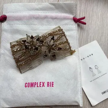 COMPLEX BIZ 비즈 장식 헤어 액세서리