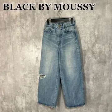 BLACK BY MOUSSY 데미지 가공 데님 팬츠 23