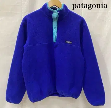 레어 80s patagonia 스냅t 플리스 USA제 블루