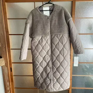 Wrapin nine 9 퀼팅 자켓 M 사이즈 베이지