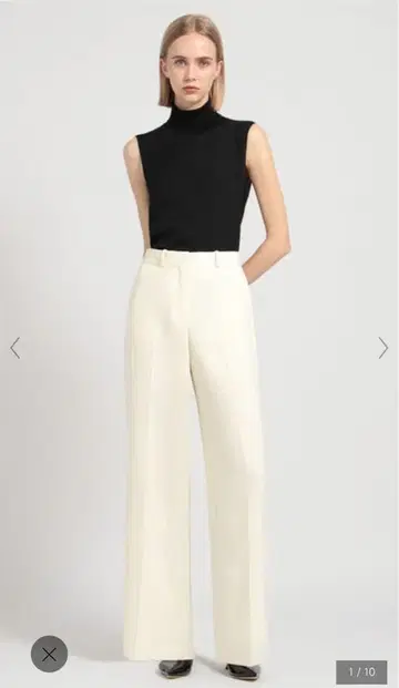 띠어리 와이드 팬츠 아이보리