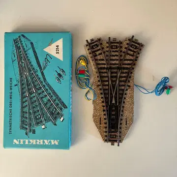 메르클린 HO M트랙 5214 전동 3지 분기 포인트