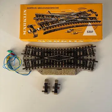 메르클린 HO M 트랙 5207 전동 크로스 포인트 가동품
