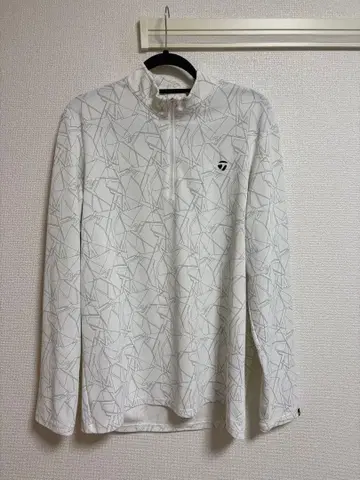 테일러메이드 남성용 모크 의류 화이트 XO 사이즈