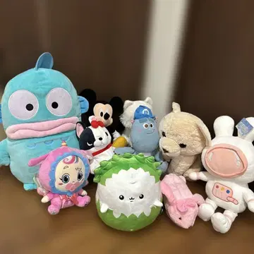 봉제 인형 묶음 판매 10개 산리오 등