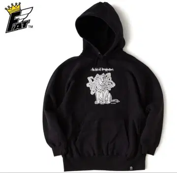 새상품급 FAT T.S. 'MEDUSA' F 블랙 후드티 JUMBO