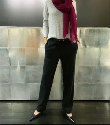 띠어리 Theory NEW JERSEY FLANNEL 팬츠 블랙 S