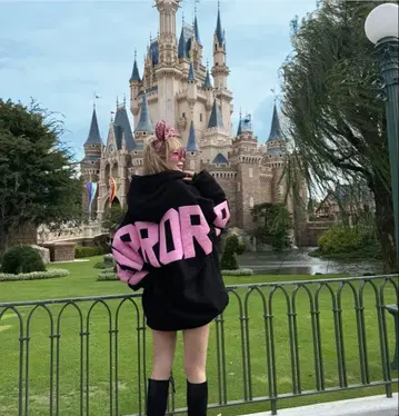 mirror9 ICON Hoodie 블랙/핑크 미사용 새상품