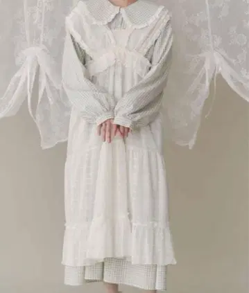 [ merry jenny ] 튤 프릴 레이어드 원피스