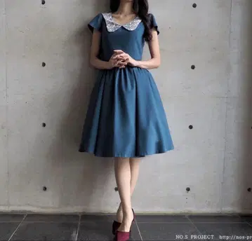 NO.S PROJECT 버터플라이 컬러 원피스