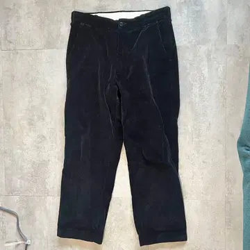 CORDUROY TROUSER 블랙 사이즈 0