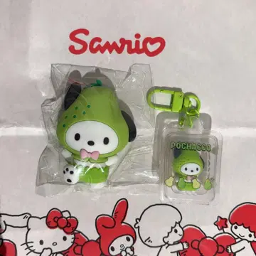 산리오 후르츠 디자인 마그넷 키링 포차코