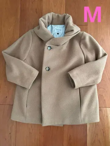 Le minor 울 코트 카멜 여성용 사이즈 38