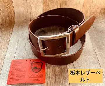 미사용 새상품 도치기 가죽 벨트 남성용 벨트 초코 패션 잡화