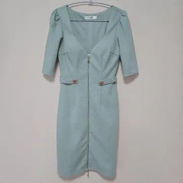 JEWELS 민트 그린 타이트 드레스