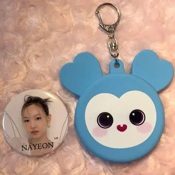TWICE 나연 나블리 캔 배지 케이스 키링