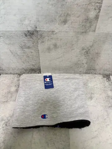 챔피온 챔피온 넥워머 그레이 원포인트 자수 로고