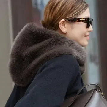 CELERI 셀리 FUR BALACLAVA 브라운