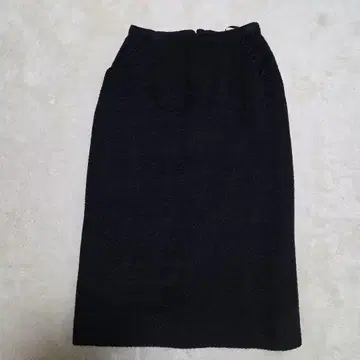 INGEBORG 블랙 타이트 스커트 롱