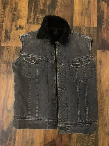 Lee 다크 그레이 데님 베스트 M 사이즈 기무라 타쿠야