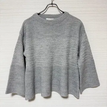 노스 오브제 푸치 니트 스웨터 M 루즈핏 실루엣 울 혼방
