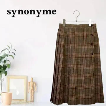 zG808 [ F ] synonyme 체크 스커트 하의