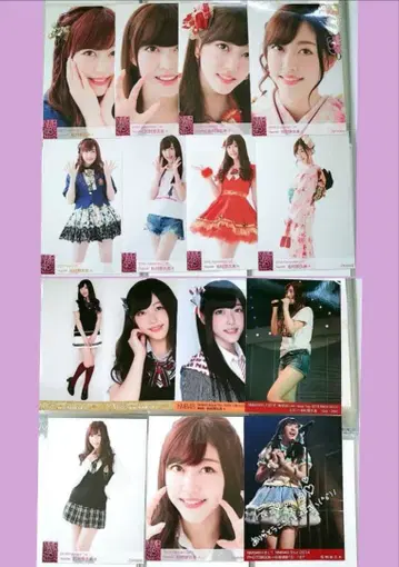NMB48 마츠무라 메구미 브로마이드 묶음 판매