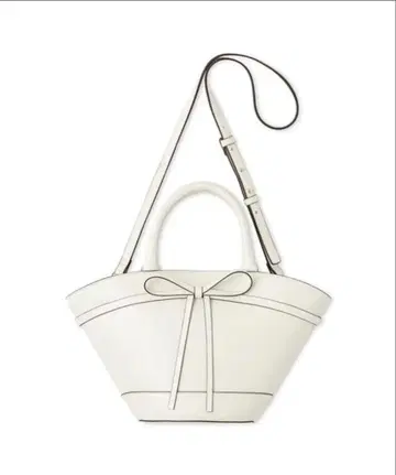 SNIDEL 리본 미디 백