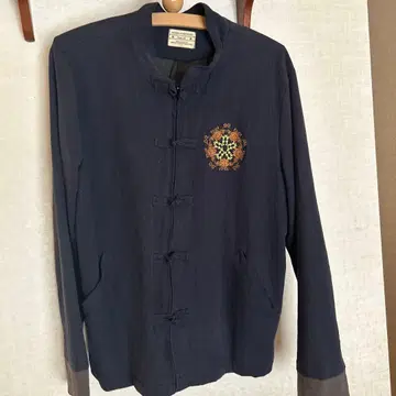 Pomc.66 네이비 자수 자켓