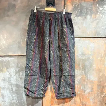 South2 West8 페이즐리 무늬 팬츠 L