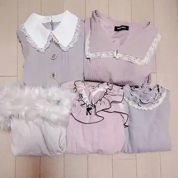 양산형 원피스 의류 5점 세트