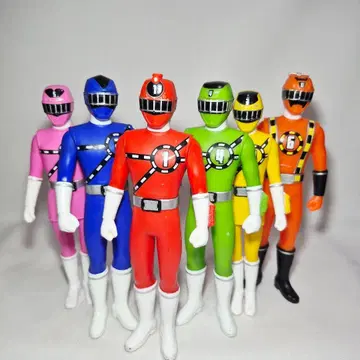 열차전대 토큐저 소프트 비닐 피규어 세트 17cm