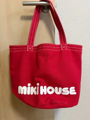 MIKI HOUSE 토트백 레드