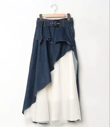 RESEXXY 리젝시 튤 볼륨 스커트 데님 페미닌