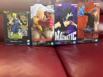 드래곤볼 Z 원펀맨 유유백서 주술회전 피규어 4체 세트