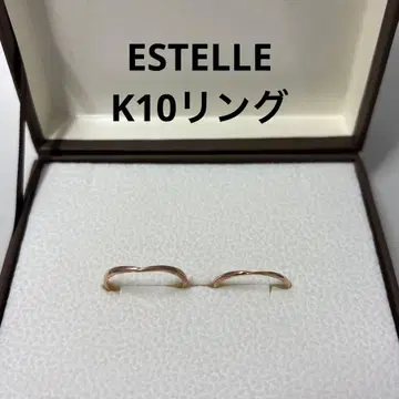 ESTELLE K10 핑크 골드 반지 10금