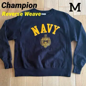 챔피온 리버스 위브 맨투맨 미국 해군사관학교 네이비 M