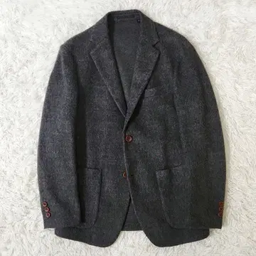 새상품급 UNIQLO 유니클로 울 블렌드 니트 자켓 다크 그레이 M