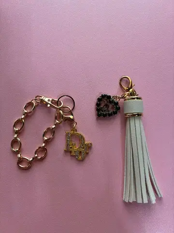 [미사용] 로고 참 포함 키링 2종 세트