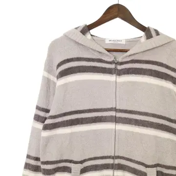 [ 새상품급 ] 젤라또피케옴 복슬복슬 보더 셋업 후드티 촉감 발군