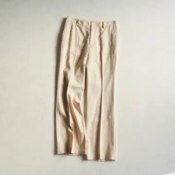 FRAMeWORK 울 삭소니 플레어 팬츠 아이보리