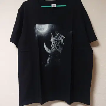 CDL 블랙 티셔츠 그래픽 프린트