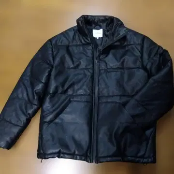 가죽 다운 자켓