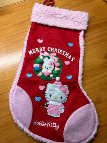 헬로키티 크리스마스 부츠 레트로