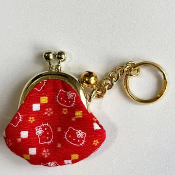 헬로키티 미니 가마구치 키링 헤이세이 레트로