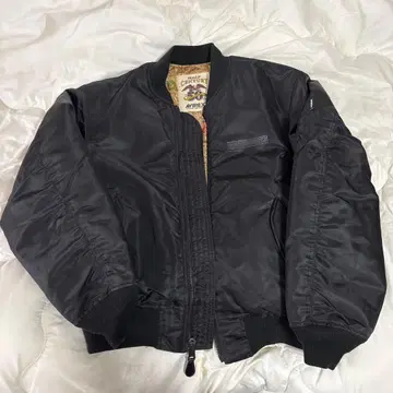 AVIREX 블랙 MA-1 자켓 50주년