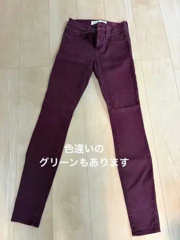 퍼플 스키니 데님