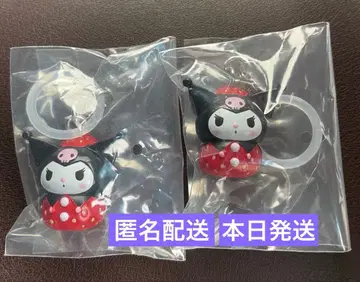 산리오 캐릭터즈 딸기 메지루시 액세서리 쿠로미 2개 세트