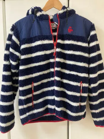 참스 CHUMS 플리스 후드티 자켓 보더 네이비 M 사이즈