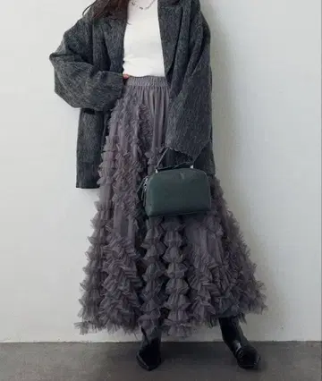 신상 Frene 새상품 수플레 아지메 샤샤 스커트